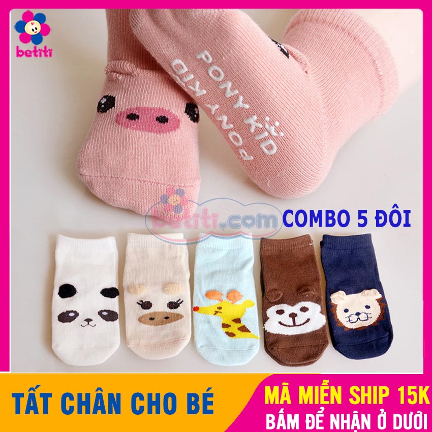 Tất chân len cho bé ấm áp họa tiết đáng yêu có đế chống trơn - vớ sơ sinh, tất len chống trượt, vớ chân cho bé chống trơn trượt, tất trẻ em, vớ cho bé, vớ thu đông chống trượt, bao chân, tất cổ