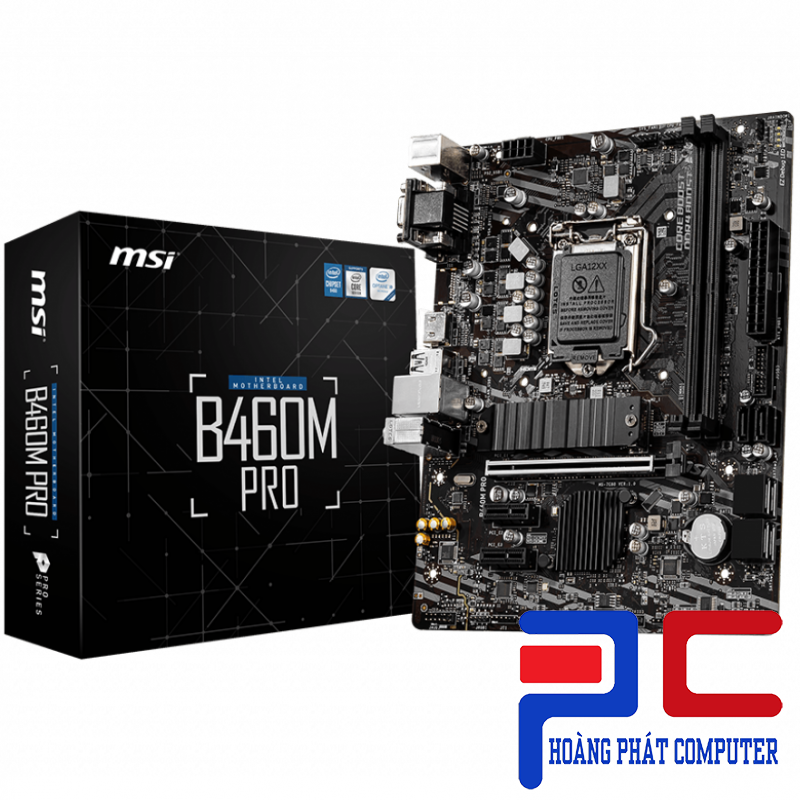 Bo mạch chủ msi b460m pro - chính hãng bh 36t