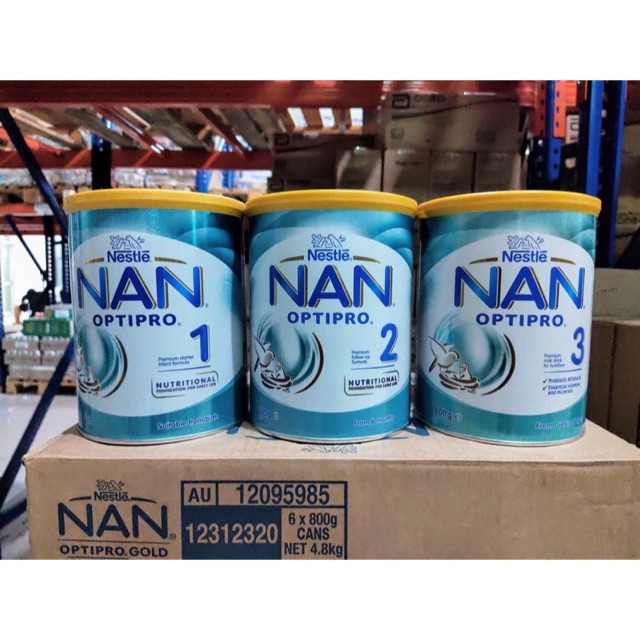 SỮA BỘT NAN OPTIPRO ÚC 800gr - hàng Nội địa - Số 2 6-12m