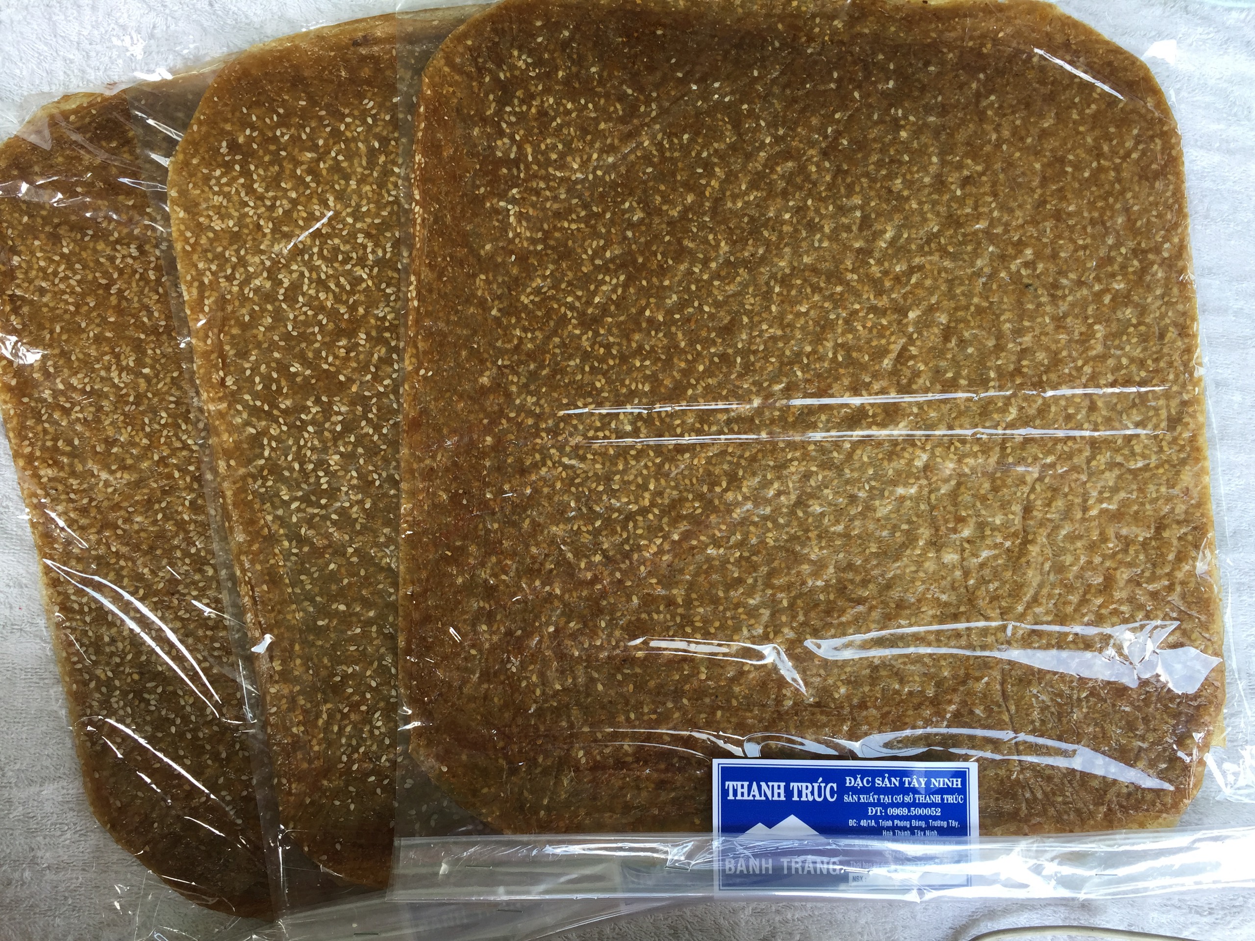 Bánh Tráng Dẻo Gừng
