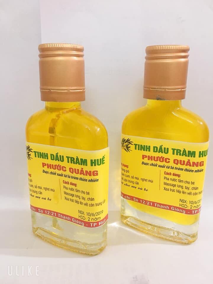 Tinh dầu tràm Phước quảng nguyên chất thơm mức mùi tràm