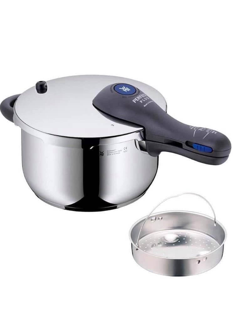 [Trả góp 0%]Nồi áp suất Wmf Perfect 45l kèm xửng hấp