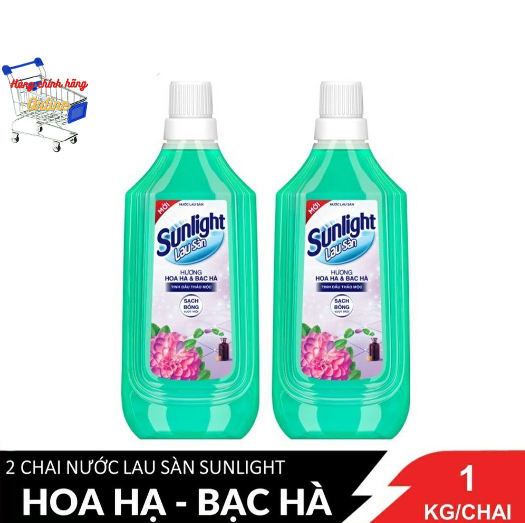 Combo 2 Chai Nước Lau Sàn Sunlight Hương thiên nhiên
