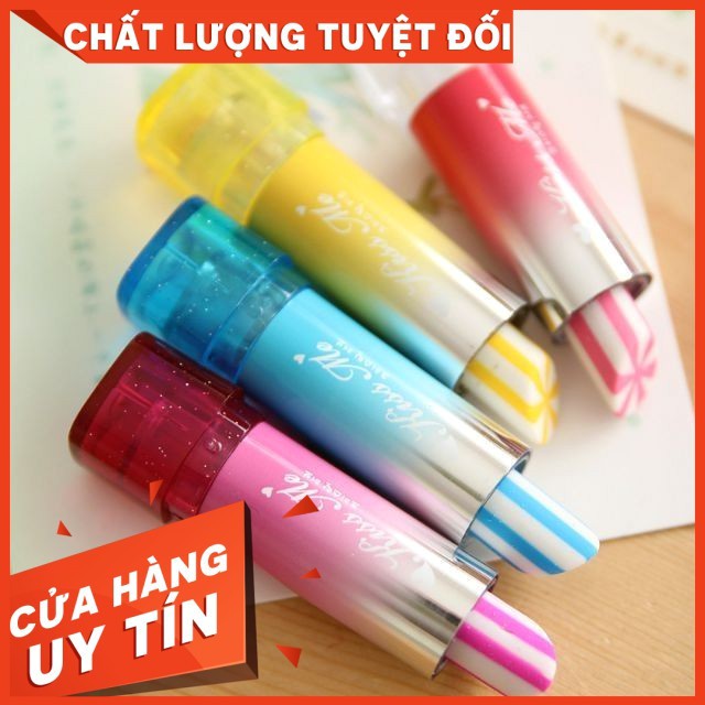 10 thỏi tẩy bút chì cây son, gôm hình cây son