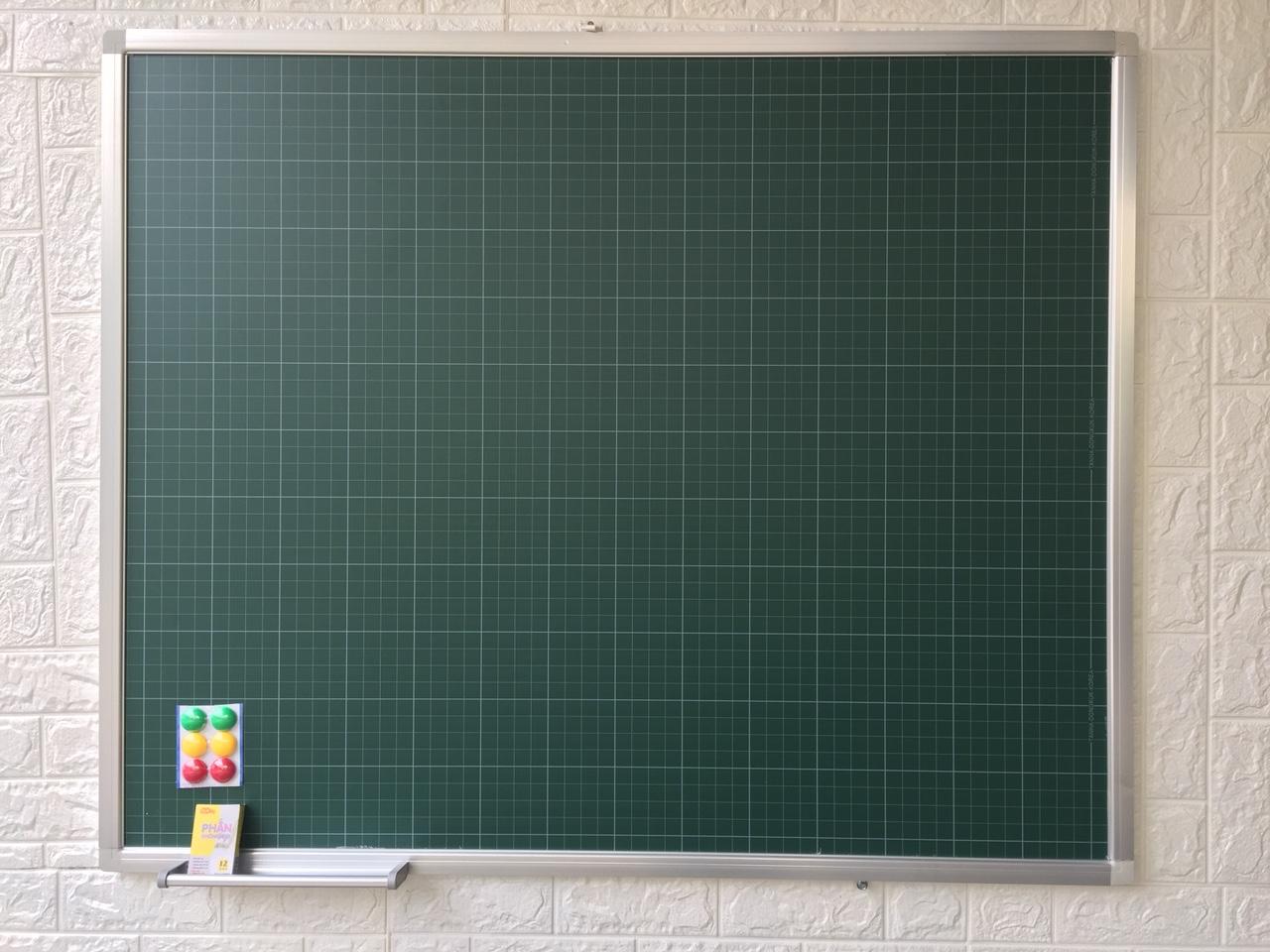 [FREESHIPMAX 2022] HÀNG MỚI - Bảng từ xanh ô ly chống lóa Hàn Quốc 1m*1.2m (Tặng kèm bông lau, hộp phấn, nam châm bảng) - Văn Phòng Phẩm Anh Khuê