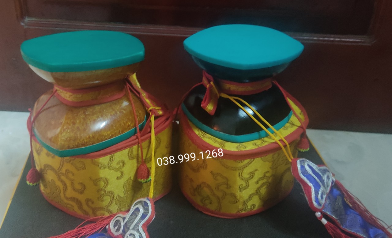 Trống Damaru Pháp khí Mật Tông Phật giáo Tây Tạng