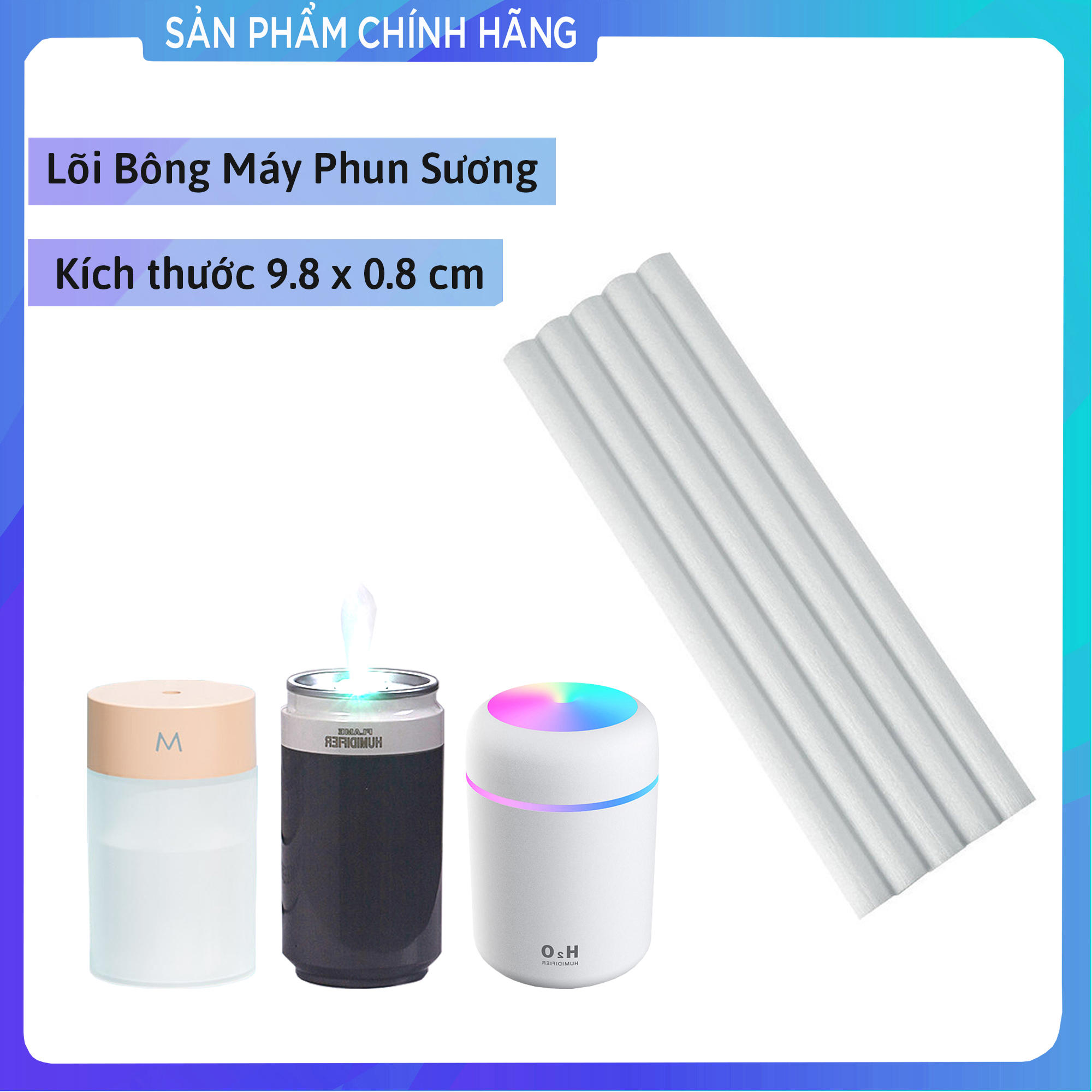 Lõi Bông Thay Thế Dùng Cho Máy Phun Sương Xông Tinh Dầu | Tăm Bông Hút Nước
