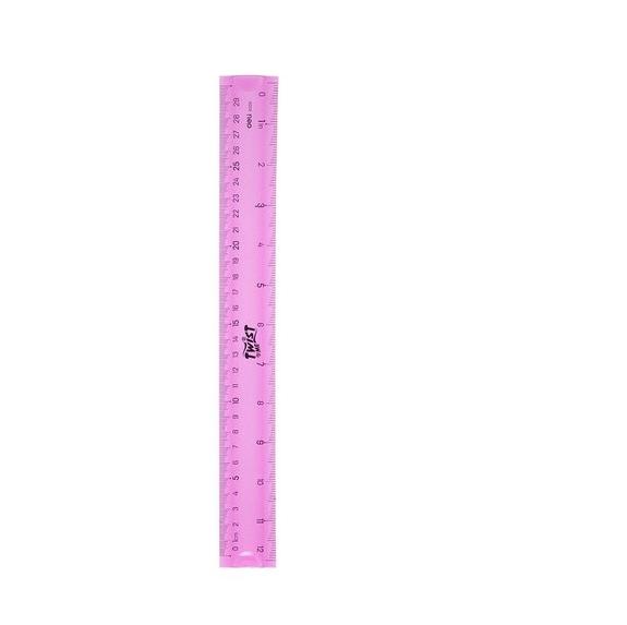Thước kẻ nhựa dẻo 30cm deli 6209