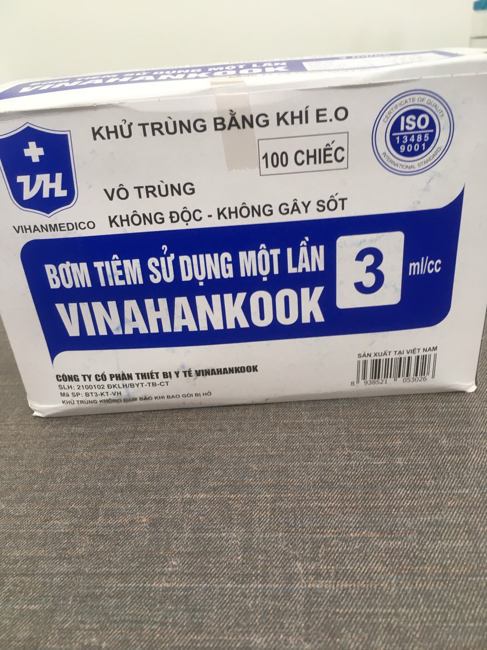 Bơm tiêm sử dụng 1 lần vinahankook