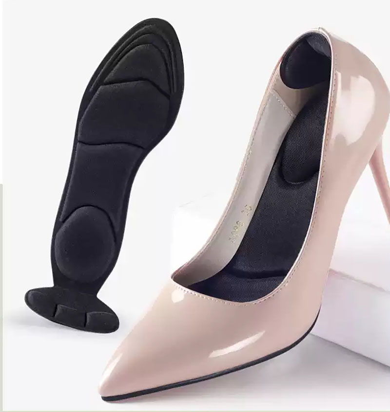 2 Lót giày nữ 4D dành cho chị em - Chống đau phía gót và bàn chân - Giảm size, chống rộng