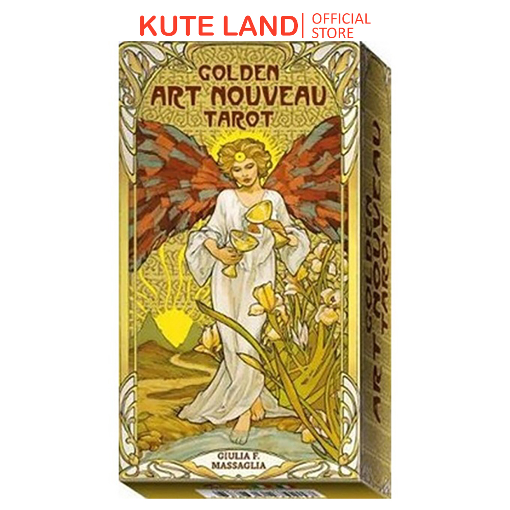 Bài Tarot Golden Art Noveau Tarot Tặng Đá Thanh Tẩy