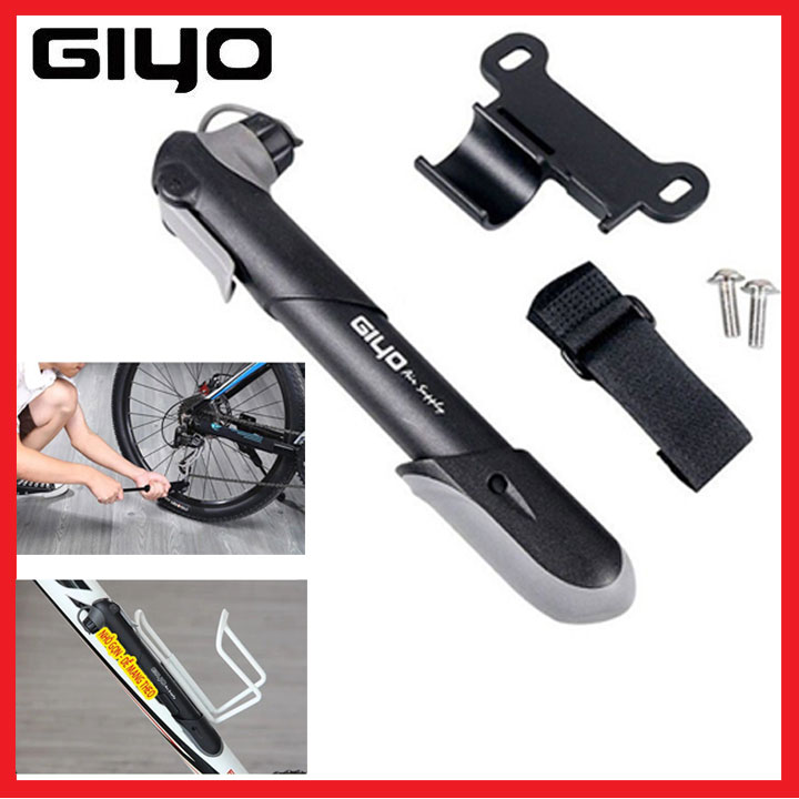Bơm xe đạp mini cầm tay nhỏ gọn giyo 04s
