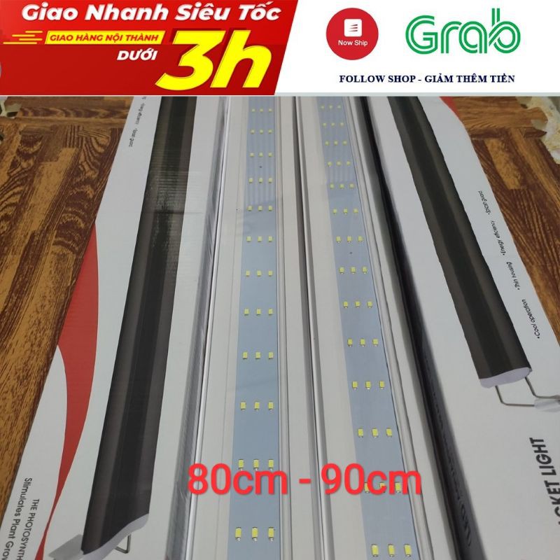 Đèn led thủy sinh dài dùng cho bể 80cm - 90cm công suất 30w
