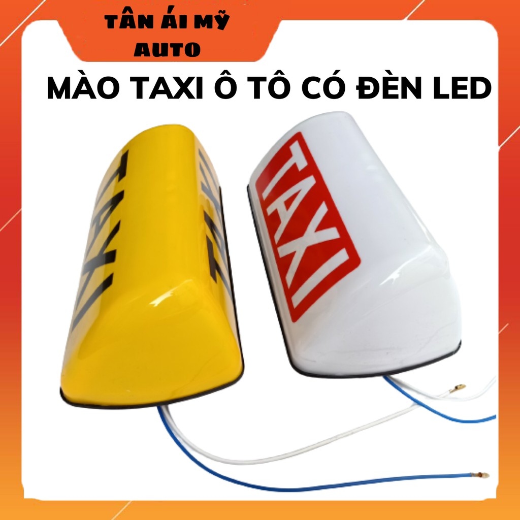 Mào taxi ô tô có đèn và đế nam châm tự hít