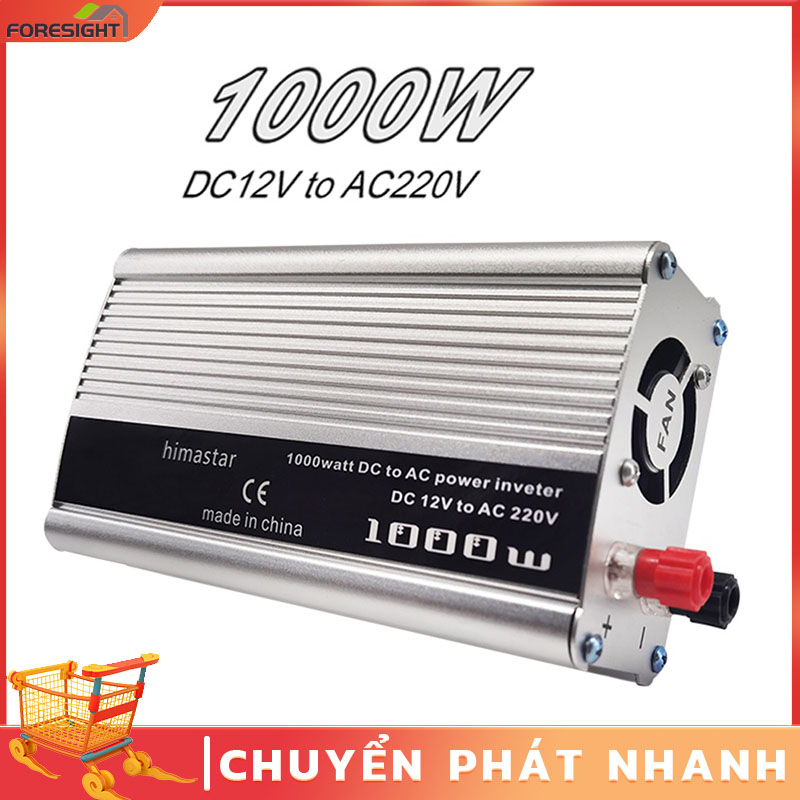 Biến tần tự động 12V 220V 220W/500W/1000W Biến tần chuyển đổi nguồn 12V đến 220V