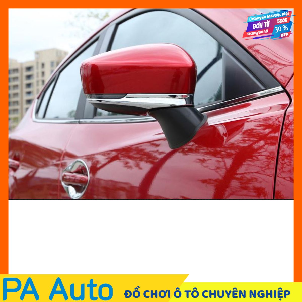 Viền trang trí cổ gương mazda 3 2017-2019