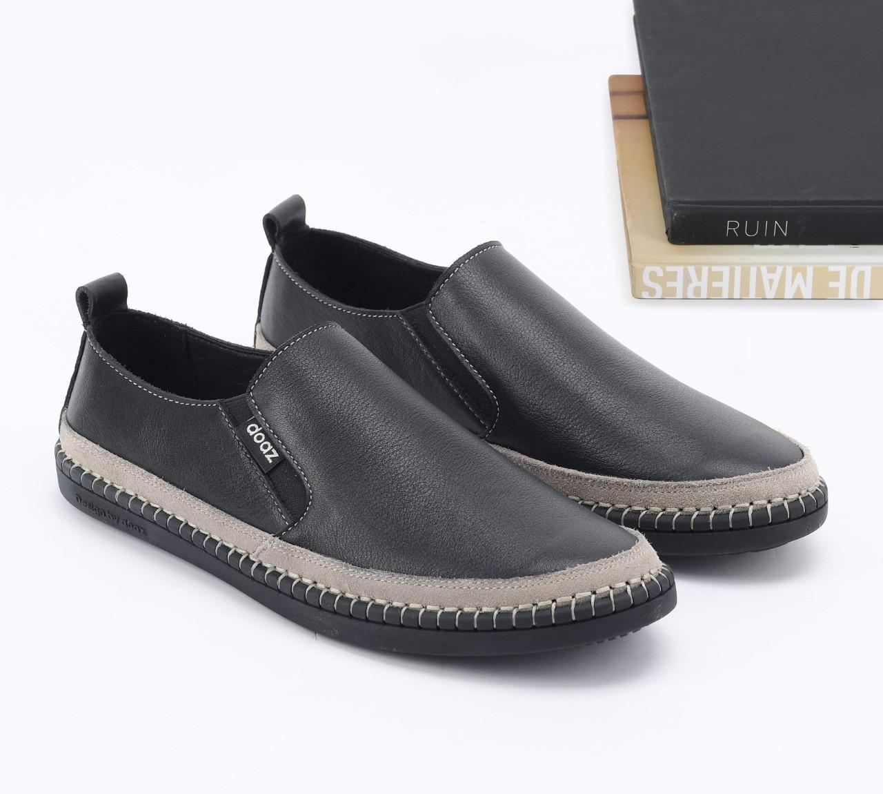 Giày lười nam giày slipon mọi nam cao cấp thời trang hàng xuất khẩu da bò siêu mềm siêu dày DO2118