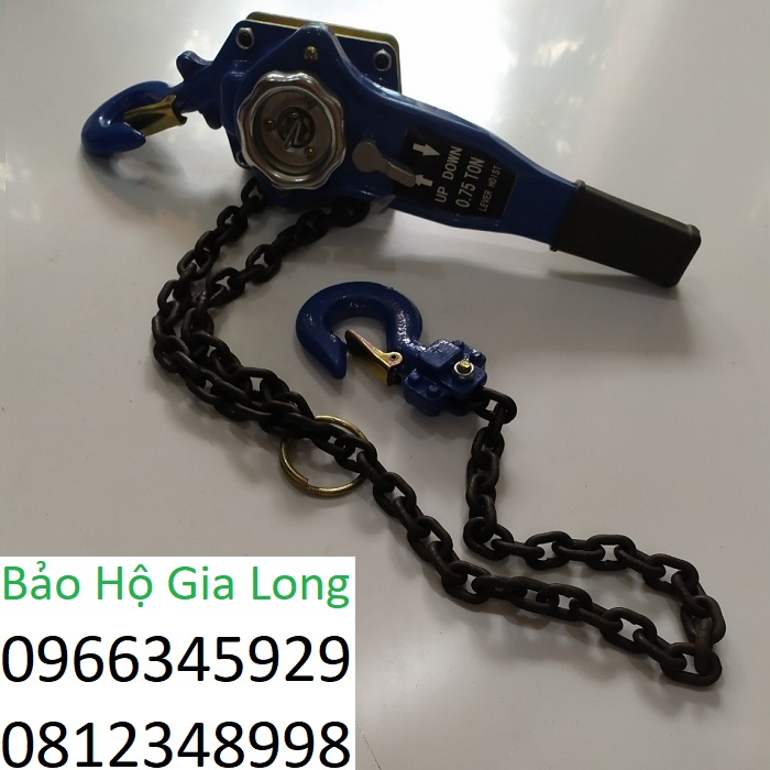 Pa lăng xích lắc tay 0.75 tấn 1.5M