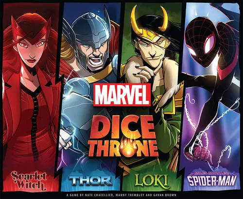 Marvel Dice Throne: Scarlet Witch v. Thor v. Loki v. Spider-Man - Trò Chơi Board Game
