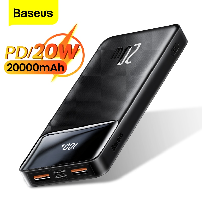Pin sạc dự phòng nhỏ gọn baseus pd 20w/15w 20000mah hshop hshop365