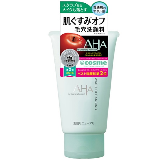 SỮA RỬA MẶT AHA WASH CLEANSING 120G - NHẬT BẢN