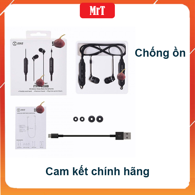 Tai nghe, tai nghe bluetooth ss itfit a08c hàng chính hãng