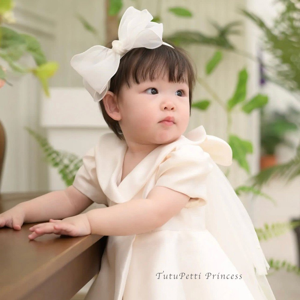 Vòng hoa đội đầu, cài tóc nơ cho bé gái Tutupetti đáng yêu xinh xắn