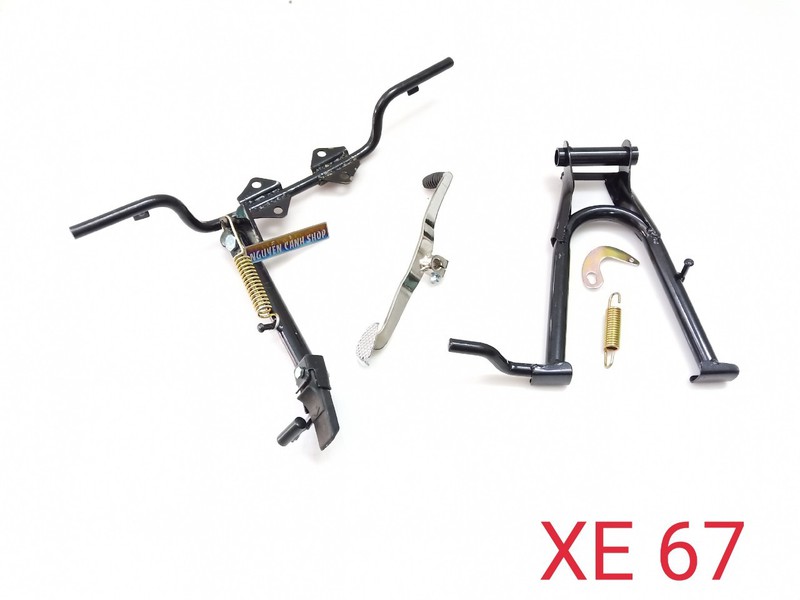 Bộ gác chân xe 67 4 món như hình