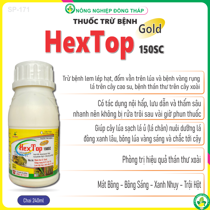 Trừ bệnh hextop gold 150sc