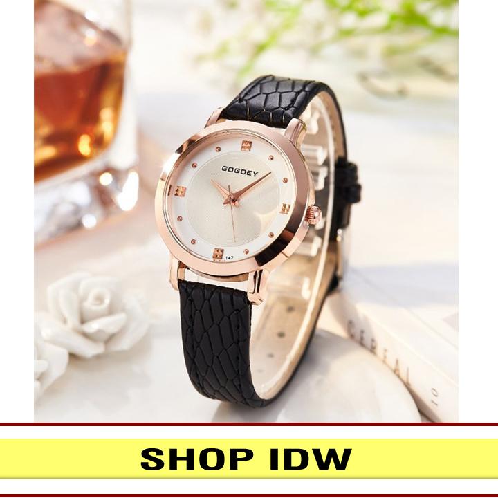 Đồng hồ nam nữ dây da thời trang gogo idw s2901