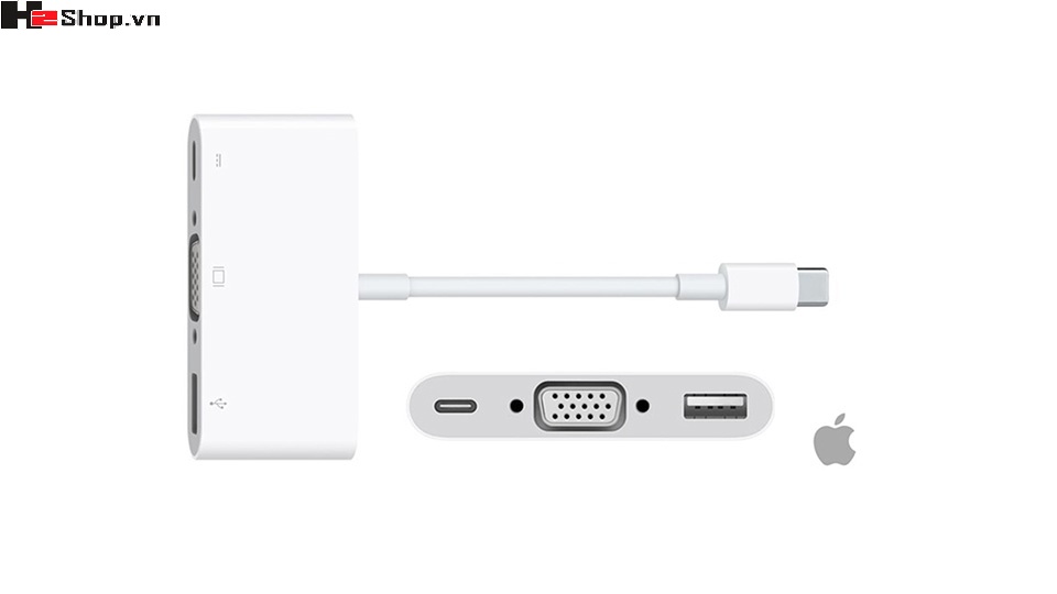 Cáp usb-c to vga multiport adapter chính hãng fullbox