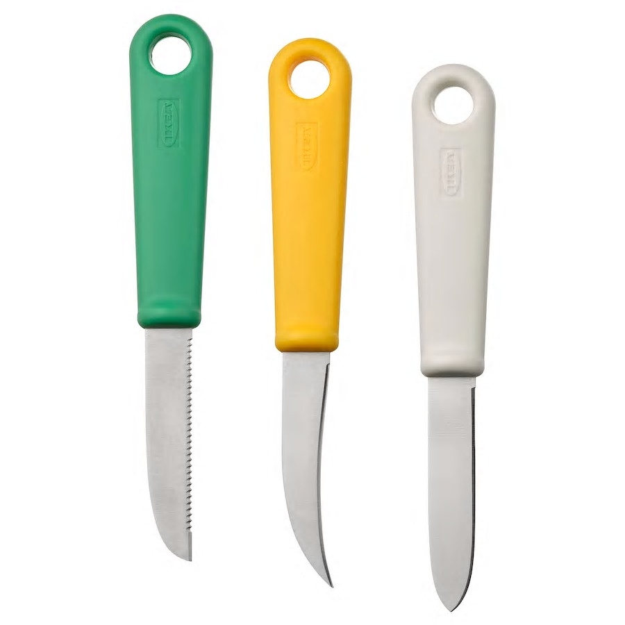Bộ 3 dao bếp thái, gọt tỉa Uppfylld IKEA