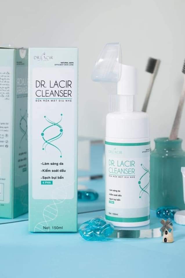 [tặng 1 nạ thủy tinh]Sữa rửa mặt dịu nhẹ sáng da DrLacir 150ml - dành cho da khô mỏng nhạy cảm cam kết hàng đúng mô tả chất lượng đảm bảo an toàn đến sức khỏe người sử dụng