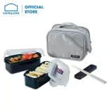 Bộ hộp cơm nhựa Lock&Lock HPL762DG (Màu Xám)