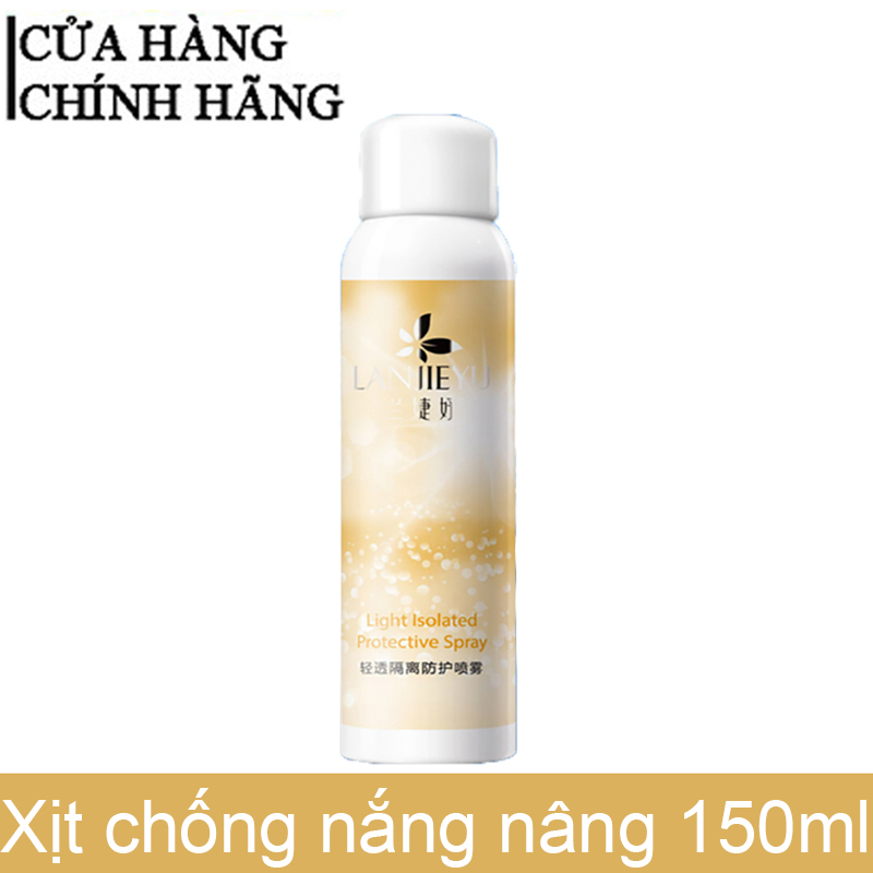 Xịt chống nắng nâng tông da 150ml