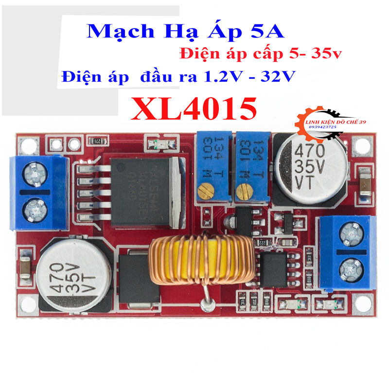 Module hạ áp dc 5a xl4015