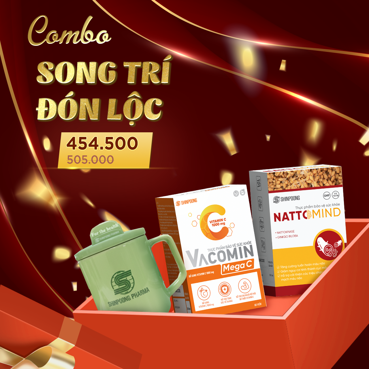 COMBO SÁNG TRÍ ĐÓN LỘC- Shinpoong Pharma