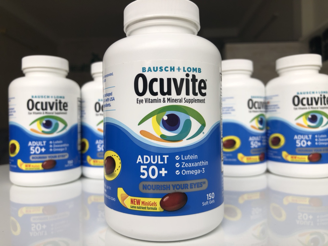 Ocuvite 50+ - hỗ trợ sức khỏe mắt cho người già