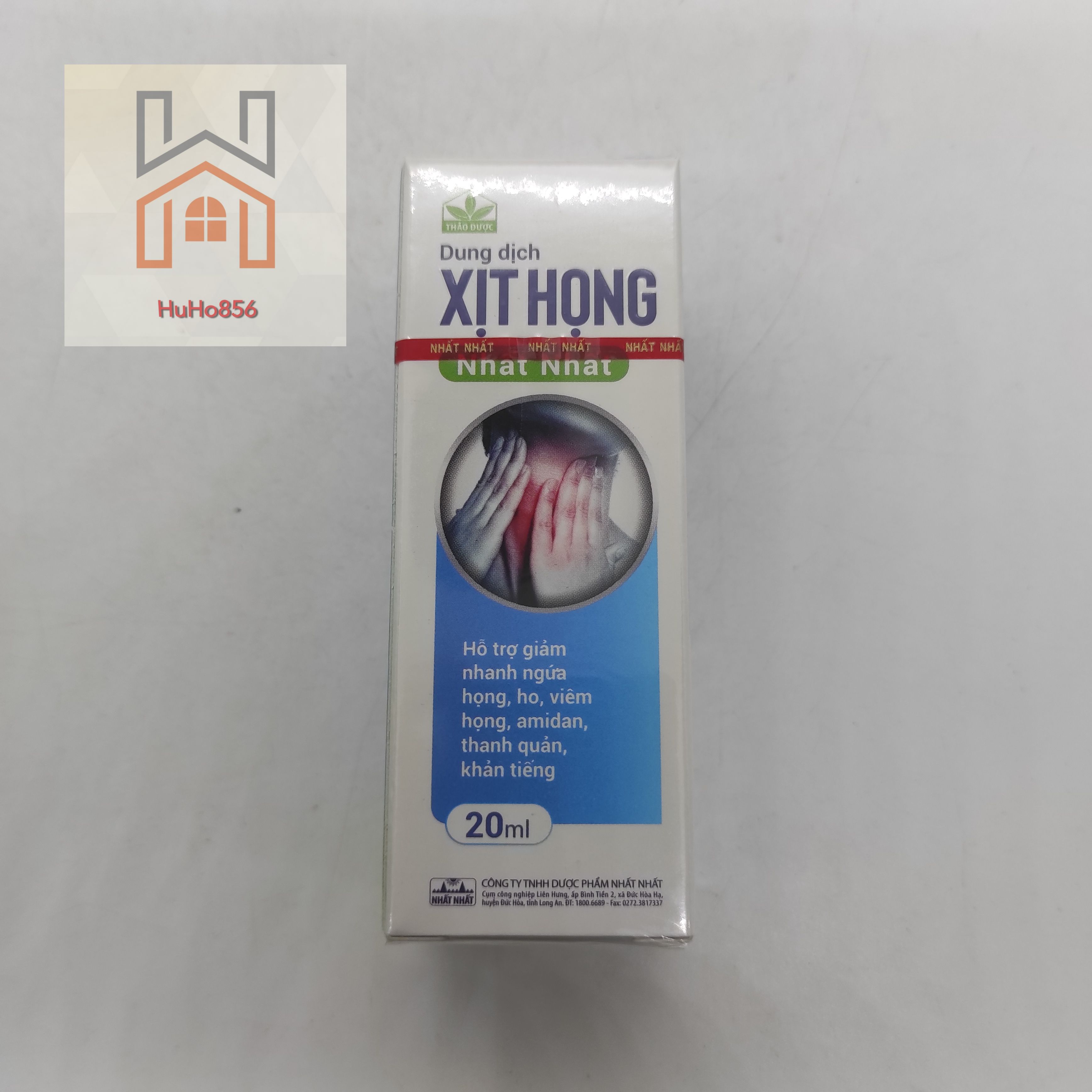 Xịt Họng Nhat Nhat 20ml - Hỗ trợ làm giảm nhanh vie.m họng, ho, khản tiếng