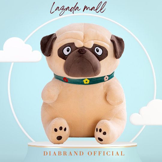 Thú Bông Ôm Hình Chó Pug Siêu Phẩm Mới Nhất Cực Xinh