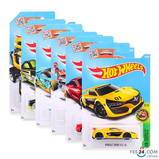 Bộ 5 mô hình xe hotwheels nhiều mẫu