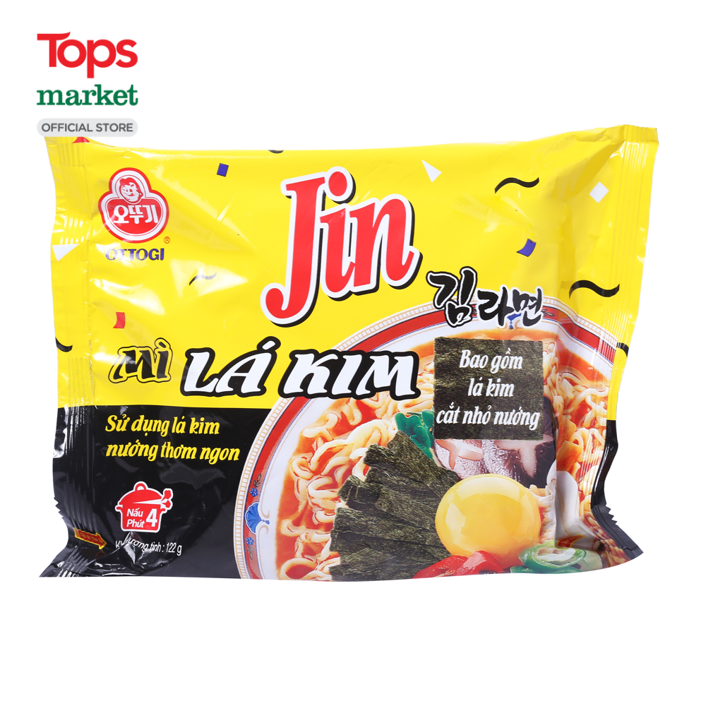 Mì lá kim jin ottogi 122g - siêu thị tops market