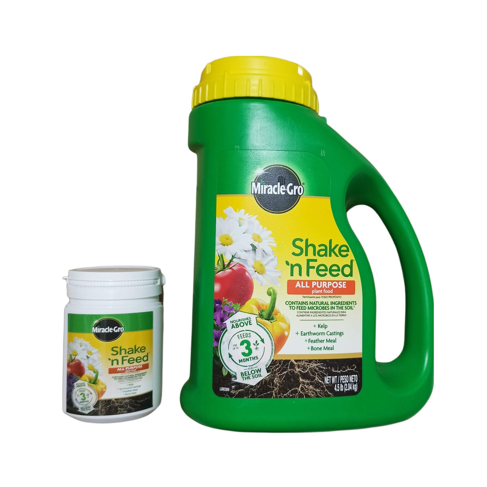 Phân Tan Chậm Miracle-Gro Shake 'N Feed All Purpose Plant Food NPK 12-4-8 lọ chiết lẻ