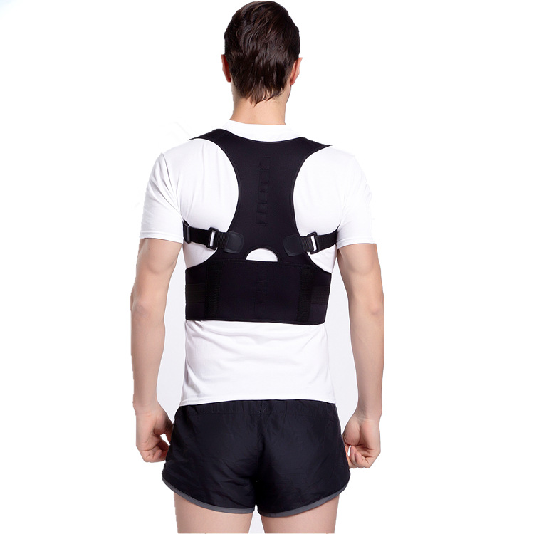 Đai định hình cột sống giúp vai cổ đầu thẳng, đai lưng định vị cột sống chống thoát vị đĩa đệm 3 lớp, đệm lưng cột sống