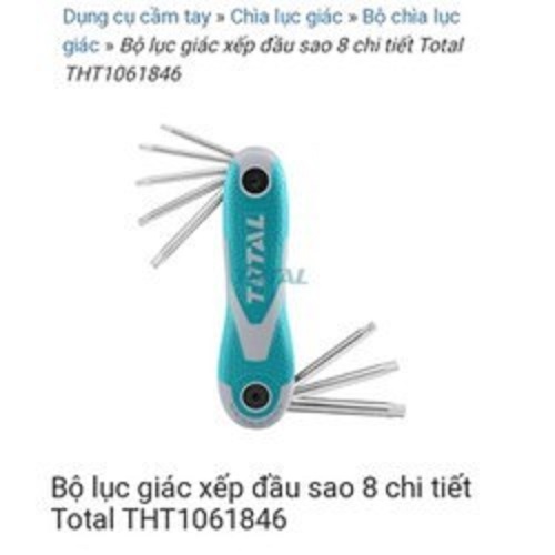 Bộ lục giác xếp total bông sao 8 cái