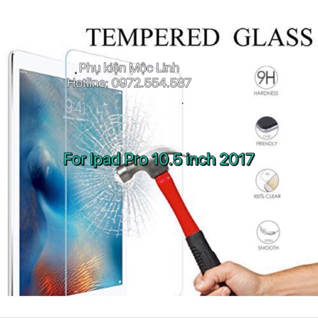 Kính cường lực ipad pro 10.5 inch 2017