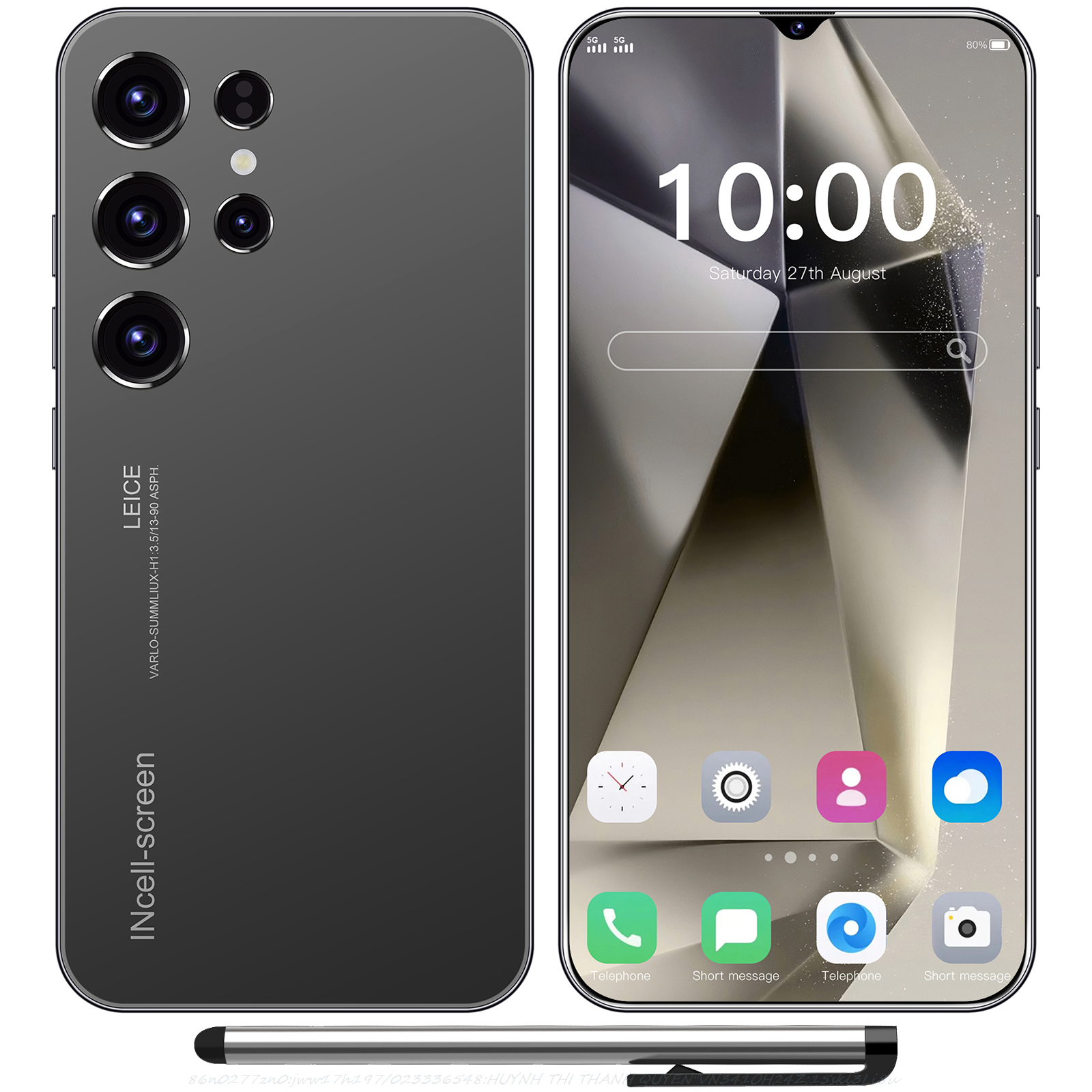 Smartphone S23 Ultra Phone 16+1TB Memory Student Price Phone 108+48Mp Camera Top Strong Configuration Android Genuine Mobilephone - 3