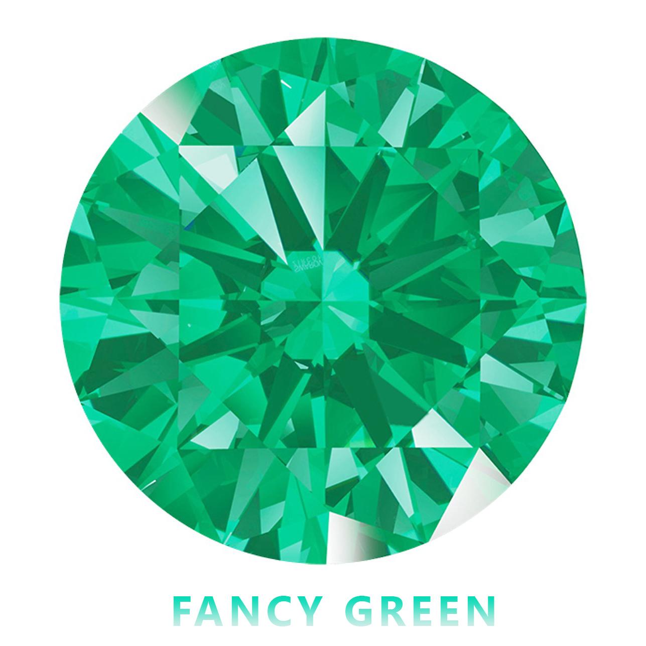 [HCM]Kim cương nhân tạo Swarovski - Đá màu xanh lá tươi (FANCY GREEN)