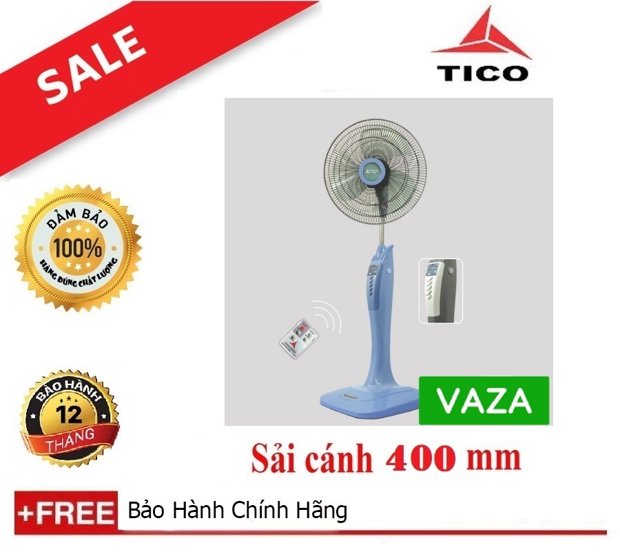 Quạt cây điều khiển từ xa tico mhk- tc66 động cơ 100% dây đồng