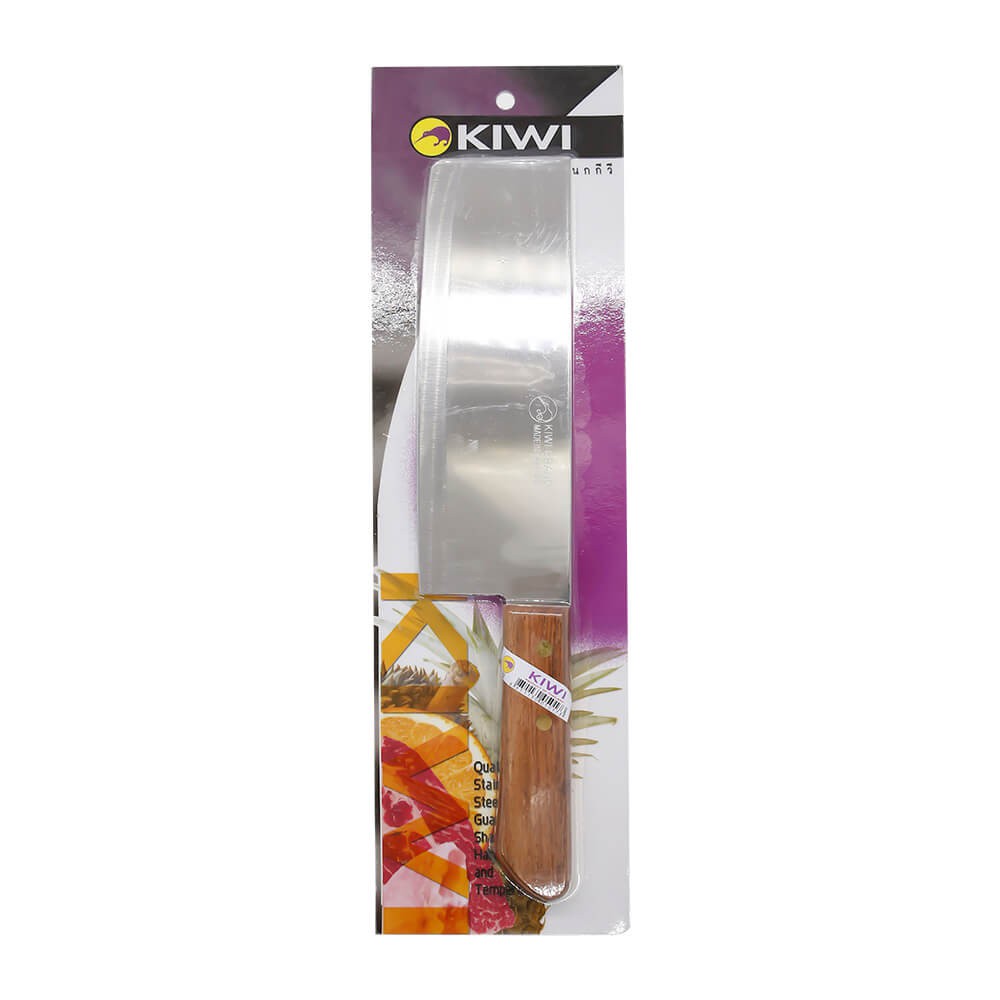 Dao nhà bếp trung kiwi 22 cán gỗ 31.5cm thái lan